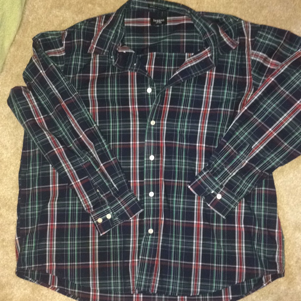 Plaid Button down